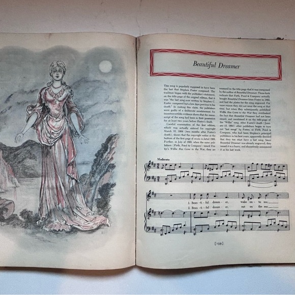 A Treasury of Stephen Foster First Printing 1946 - Picture 9 of 16